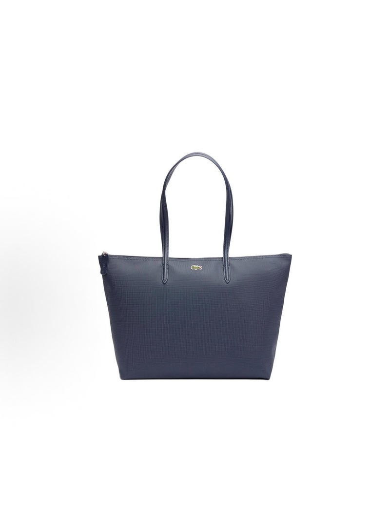 Lacoste bag Women's L12.12 Concept Fashion Versatile Large Capacity Large Size Zipper Handheld Shoulder Bag Tote Bag Large camera 45cm * 30cm * 12cm - Image 4
